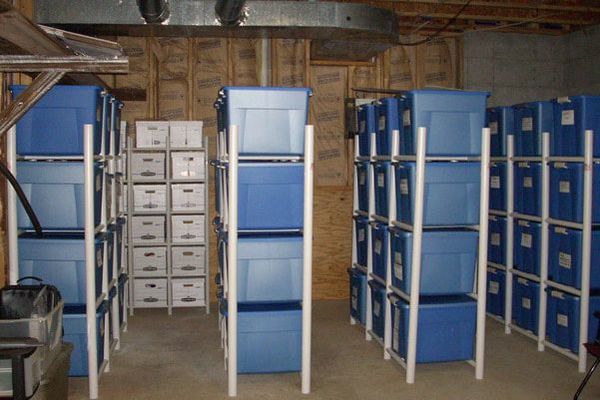 Water Storage Tank in Storage Room/Basement